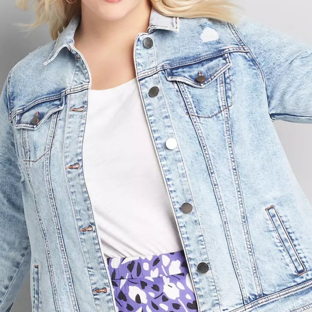 Lane bryant denim jacket